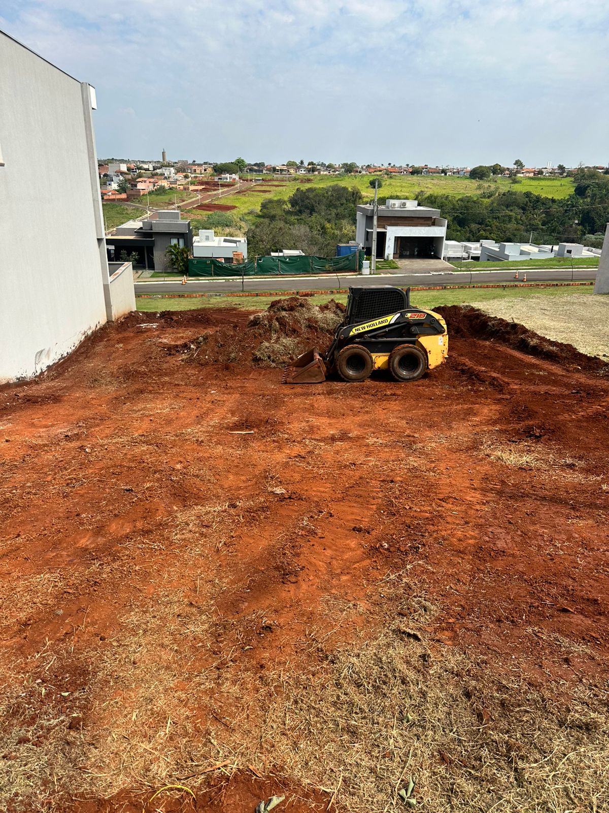 Terreno preparado pela FG